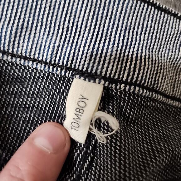 Rag&Bone Tomboy White W/Black Stripes Jeans Womens size 25 - Picture 4 of 4